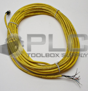 NEW BANNER QDE-850D EURO-STYLE QUICK DISCONNECT CABLE 8 PIN 15M/50' IN LENGTH