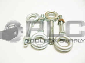 NEW LOT OF 4 3/4 EYE HOOK BOLT  0108 BS24L GRAY 