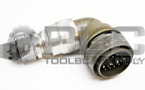 ITT CANNON CA3106E28-11PF97 CONNECTOR 22C 18#16 4#12 PIN PLUG CA3106E2811PF97