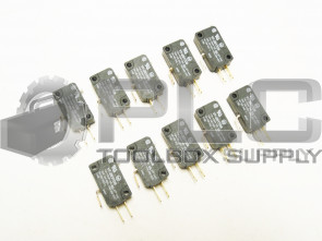 LOT 0F 10 NEW HONEYWELL V7-2B17D8 MINI SNAP SWITCH