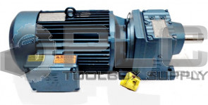 NEW SEW EURODRIVE DFV132S4 MOTOR 7.5HP 1720RPM 460VAC 18.8AMP w/ R47DV132S4 GEAR