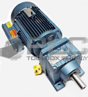 NEW SEW EURODRIVE DFV132S4 MOTOR 7.5HP 1720RPM 460VAC 18.8A W/ R57DV132S4 GEAR