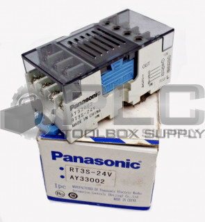 NEW PANASONIC RT3S-24V 4 POINT RELAY AY33002 RT3S24V