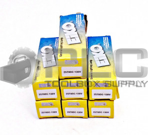 LOT OF 7 NEW EIKO 25T8DC-130V INCANDESCENT LAMP BAYONET 25W 25T8DC130V