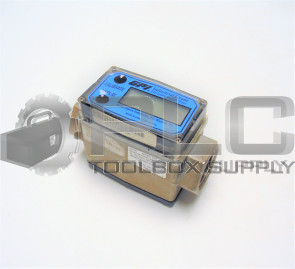 NEW GPI G2S10N09GMA FLOW METER STAINLESS STEEL GPI 1IN NPT LCD DISPLAY