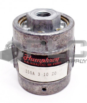NEW HUMPHREY 250A 3 10 20 PNEUMATIC VALVE 250A31020