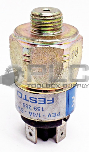 NEW FESTO ELECTRIC PEV-1/4A-SW27 PRESSURE SWITCH 159259 PEV14ASW27
