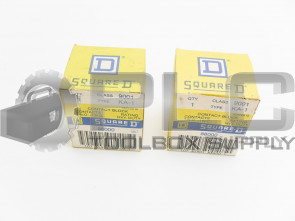 NEW LOT OF 2 SQUARE D 9001 KA-1 / G CONTACT BLOCK 