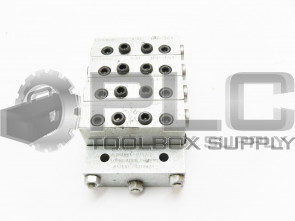 LUBRIQUIP MSP-15T (3) VALVE MAINFOLD W/ MSP-35S (1) 