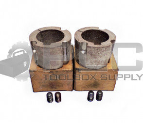 LOT OF 2 DODGE 1615 X 1-1/2 KW TAPER LOCK BRUSHING 