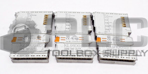 LOT OF 3 BECKHOFF KL9100 POWER SUPPLY TERMINAL 24V DC