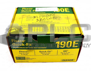 BOX OF 25 NEW FLEXCO 190E PREASSEMBLED HD STEEL BELT FASTENERS 
