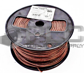 NEW CERROWIRE CE-338940 16GA FIXTURE WIRE BROWN 500' 600V TFFN/MTW/AWM 