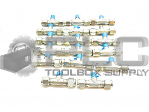 NEW BOX OF 17 GOULD 768-FSO  MALE CONNECTOR 3 WAY 3/8 768-FSO 06