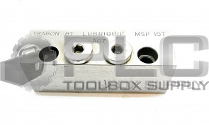 NEW TRABON MSP 10T LUBRIQUIP VALVE BLOCK A07