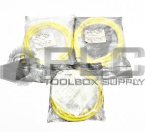LOT OF 3 NEW TPC 84006 SUPER TREX QUICK CONNECT 2 POLE MALE CONN. 6FT
