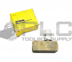 NEW PARKER F600B FLOW CONTROL VALVE, F600B-11, 3/8"