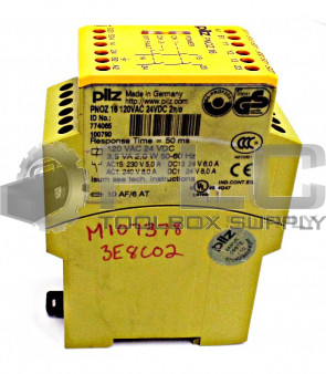 PILZ PNOZ-16-120VAC-24VDC-2NO SAFETY RELAY 120VAC/24VDC PNOZ16120VAC24VDC2NO