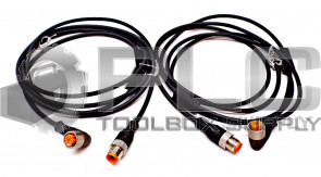 LOT OF 2 NEW LUMBERG RST 3-RKWT/LED A 4-3-224/2M CABLE 2M RST3RKWTLEDA432242M