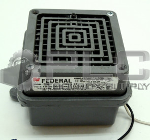 FEDERAL SIGNAL 350-120-30 HORN AND WB WEATHER PROOF BACK BOX
