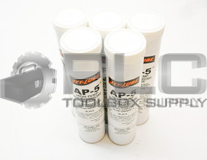 NEW LOT OF 5 JET LUBE 25050  BLACK GREASE AP-5 HIGH TEMP MULTIPURPOSE GREASE