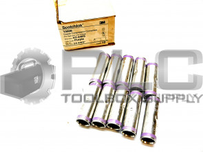 NEW BOX OF 10  3M 10008 COPPER COMPRESSION CONNECTORS 4/0 AWG PURPLE 