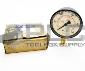 NEW NOSHOK 25-900-5000 PSI/KPA PRESSURE GAUGE 1/4 NPT BOTTOM CONNECTION 