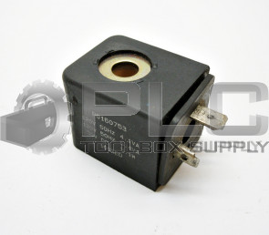 PARKER P0160753 COIL 50VDC 3.1W 120V 50/60HZ 5.4-4.1VA / PO160753