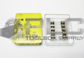 PACK OF 5 NEW BUSSMANN GMA-500-R FUSE IR35A 250V AC 