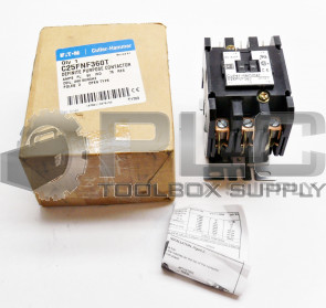 NEW IN BOX CUTLER HAMMER EATON C25FNF360T 3 POLE DEFINITE PURPOSE CONTACTOR OEM