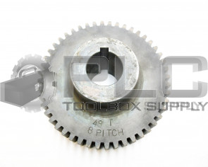 SPUR GEAR 48 TEETH 8 PITCH 1-1/2" BORE