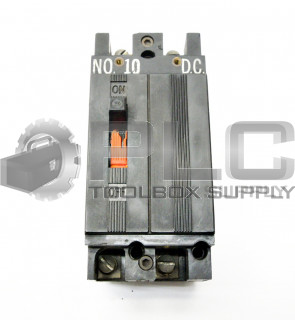 UND LAB 100A CIRCUIT BREAKER 2 POLE 125/250VDC 240VAC E-7819