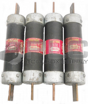 LOT OF 4 BUSSMANN FRS 125 TIME-DELAY FUSE 600V FRS125