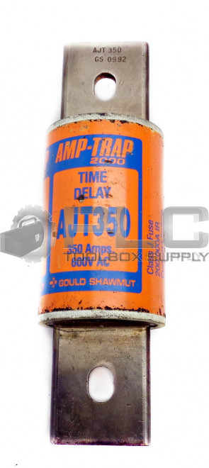 NEW GOULD SHAWMUT AJT350 AMP-TRAP 2000 TIME-DELAY FUSE CLASS J 600VAC