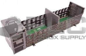 ALLEN BRADLEY 1746-P2 /C POWER SUPPLY W/ 1746-A13 /B 13 SLOT RACK *PARTS ONLY*