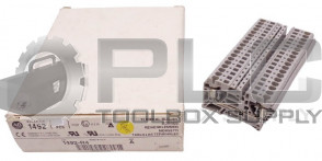 BOX OF 18 NEW ALLEN BRADLEY 1492-R4 SER A GRAY TERMINAL BLOCKS