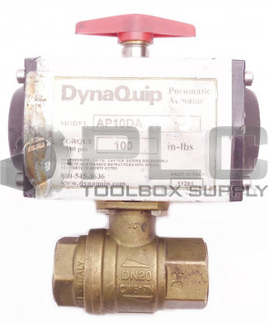 DYNAQUIP AP10DA BALL VALVE 3/4" UNMP