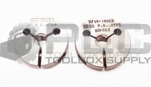 SET OF 2 WOODWORTH/SUPREX 5/16-18NC2 THRD RING GAGE GO PD2764 NOGO PD2723 *READ*