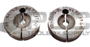 SET OF 2 ATG 10-56NS-2 GO P.D. .1784 & NOGO P.D. .1760 RING THREAD GAGES