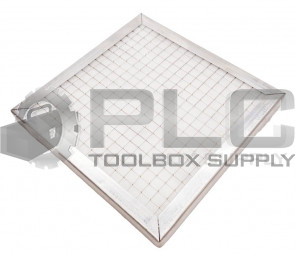 NEW LF-4 MULTI LAYER WHITE 10x10x1 WATER FILTER ELEMENT ALUMINUM FRAME *READ*