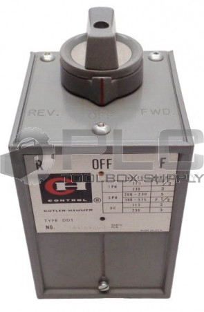 CUTLER-HAMMER 9441H285 DRUM SWITCH TYPE/SIZE DD1 NEMA 1