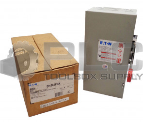 NEW EATON CUTLER HAMMER DH362FGK /B HEAVY DUTY SAFETY SWITCH 60A 600V 3P TYPE 1 