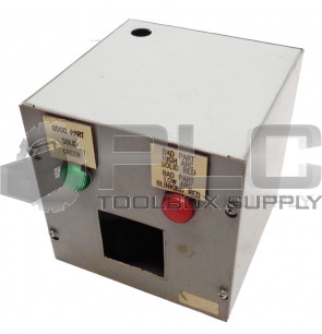 HOFFMAN ASE8X8X8NK SCREW COVER PULL BOX w/ ALLEN BRADLEY 800F-N3R /A 800F-N3G /A