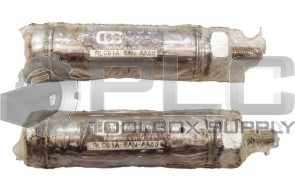 LOT OF 2 SEALED NEW C&C MANUFACTURING INC. RLC01A-SAN-AA00 PNEUMATIC CYLINDERS