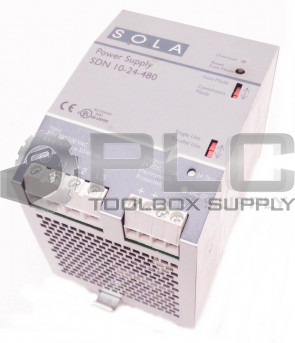 SOLA POWER SUPPLY SDN 10-24-480 400-500VAC 24VDC