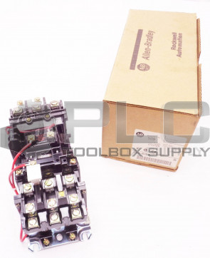 NEW ALLEN BRADLEY 509-BOD /B MOTOR STARTER W/ CB236 COIL W/ 595-A /C CONTACT