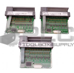 LOT OF 3 ALLEN BRADLEY 1746-IB32 SER D INPUT MODULE SLC500