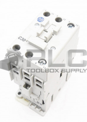 ALLEN BRADLEY 100-C30*00 SER C CONTACTOR 110/120V 50/60HZ 100-C30D10 