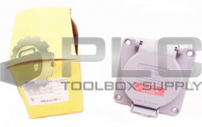 NEW HUBBELL HBL2430SW TWIST-LOCK WATERTIGHT RECEPTACLE 20A 3P 4W
